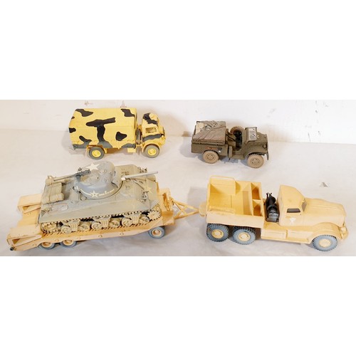 289 - A boxed Corgi North Africa WWII Supply Truck, a boxed Corgi North Africa WWII Diamond T Tank Transpo... 