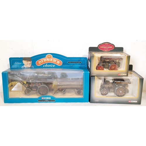 293 - Five boxed vintage Corgi Glory of Steam Vehicles and a boxed Corgi 