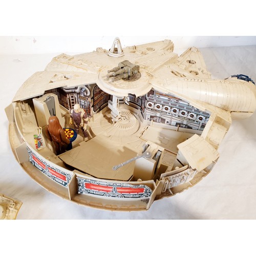 299 - A Kenner Star Wars Millennium Falcon A/F, comes with Original Kenner Han Solo, Chewbacca & Dengar Th... 