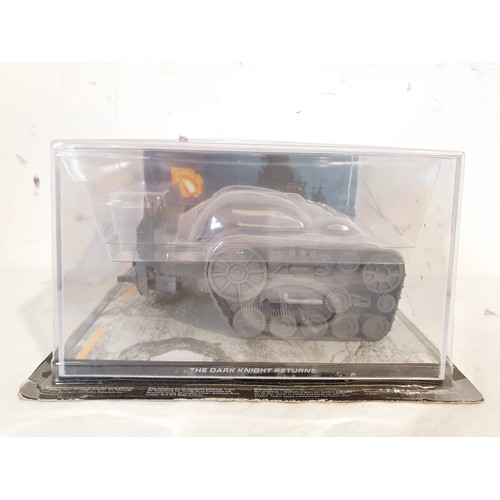 316 - Seven boxed Eaglemoss Batman vehicles, including assorted Batmobiles and a Bat Motorcycle Tank. UK s... 