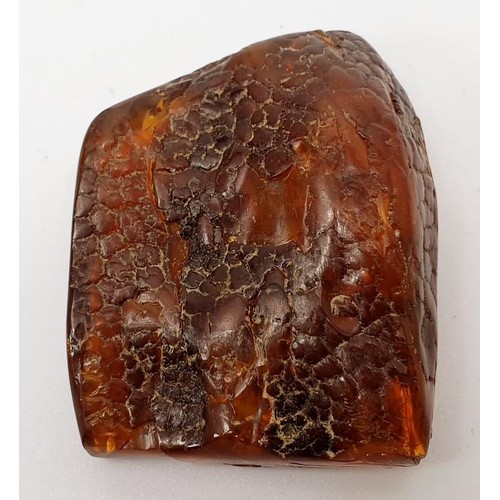 29A - A piece of amber, height 4cm. UK shipping £14.