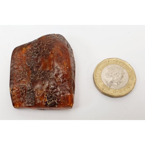 29A - A piece of amber, height 4cm. UK shipping £14.