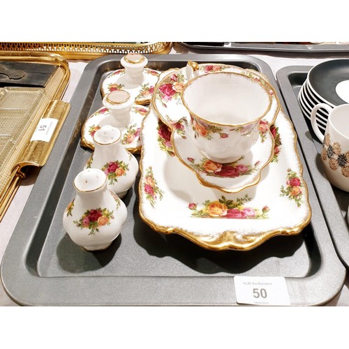 50 - Four pieces of Royal Albert 