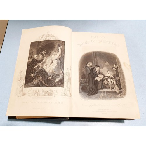 60 - A Victorian book: Foxe's Book of Martyrs, edited by Dr A. Clarke, The London Printing and Publishing... 