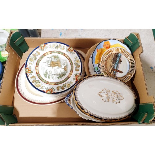 118 - Three boxes of ceramics and glass. No shipping. Arrange collection or your own packer and shipper, p... 