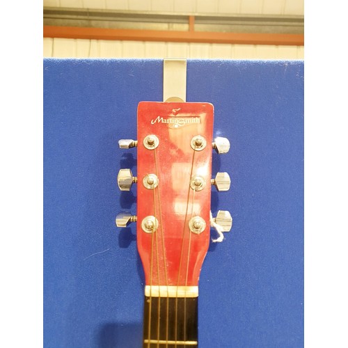 197 - A Martin Smith W-100-RD-PK acoustic guitar. No shipping. Arrange collection or your own packer and s... 