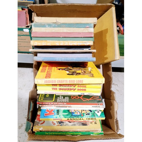 202 - Two boxes of annuals and other books. No shipping. Arrange collection or your own packer and shipper... 