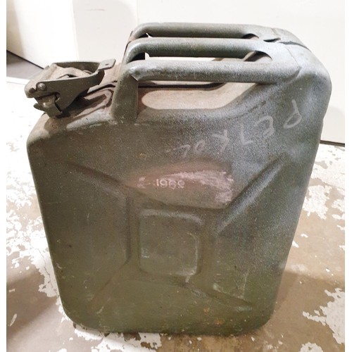 218 - A 20ltr jerry can dated 1969. No shipping. Arrange collection or your own packer and shipper, please... 