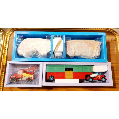 240 - Three boxes Corgi Classics Chipperfield circus and Saddlers fair vehicles 31702, 97886 and 97887. UK... 