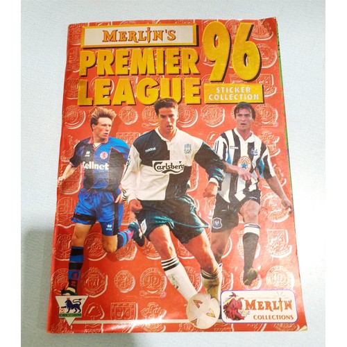 249 - Dr Who trading cards, a 1996 Merlin Premier League Album and assorted. UK shipping £14.