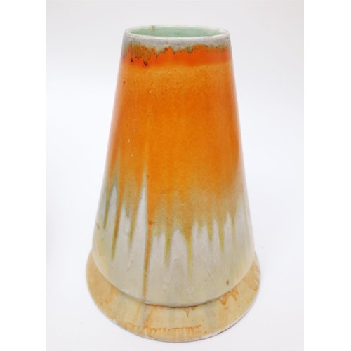 282 - A vintage Shelley runny glaze vase, height 12.5cm together with an Astra Ware vase. No shipping. Arr... 