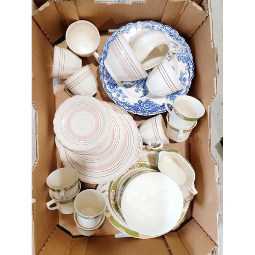 303 - Two boxes of glass and china. No shipping. Arrange collection or your own packer and shipper, please... 