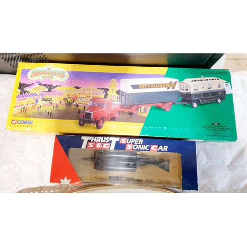 306 - A boxed Corgi Classics Pat Collin's Fair 16502 together with a boxed Supersonic car. UK shipping £14... 