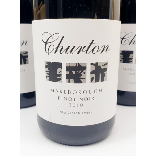 1 - Eight bottles of Churton Marlborough Pinot Noir 2010 (750ml). No shipping. Arrange collection or you... 