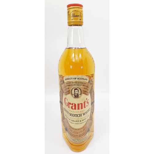 27 - A 1 litre bottle of Grant's US Proof Superior Strength Scotch whisky and a bottle of 75cl Grant's Fi... 