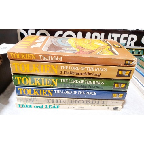 260 - Six JRR Tolkien books including The Lord of the Rings. UK shipping £14.