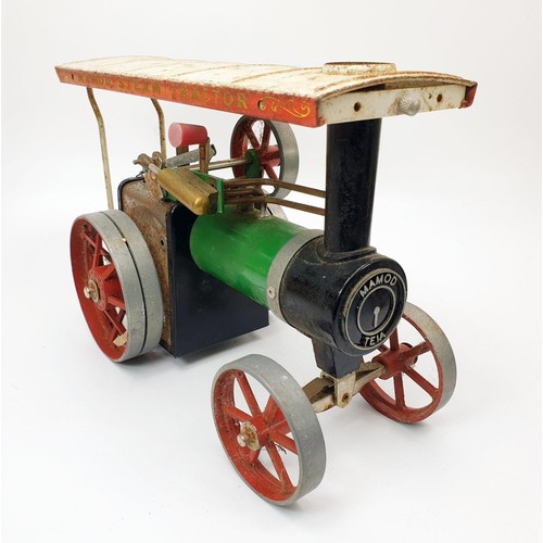 275 - A Mamod TEA1 traction engine and wagon. UK shipping £14.