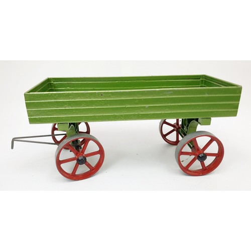 275 - A Mamod TEA1 traction engine and wagon. UK shipping £14.