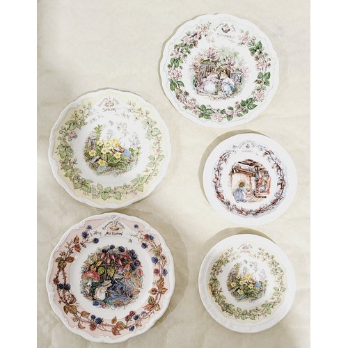 296 - A quantity of Royal Doulton Brambly Hedge ceramics. No Shipping. Arrange collection or your own pack... 