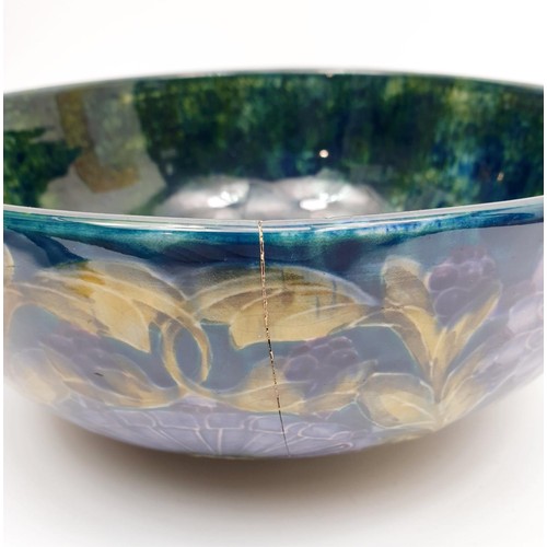 An antique hand painted Morris Ware bowl, designed by George Cartilage ...