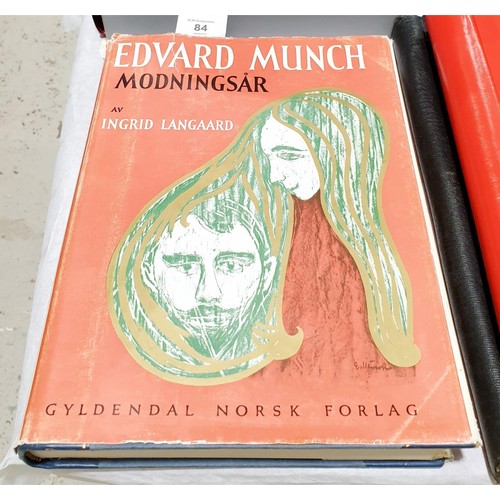 84 - Langaard, Ingrid, Edvard Munch, Gyldendal Norsk Forlag, Oslo, 1960. UK shipping £14.