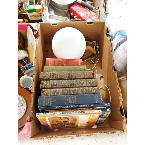 206 - Four boxes of bric-a-brac. No shipping. Arrange collection or your own packer and shipper, please. E... 