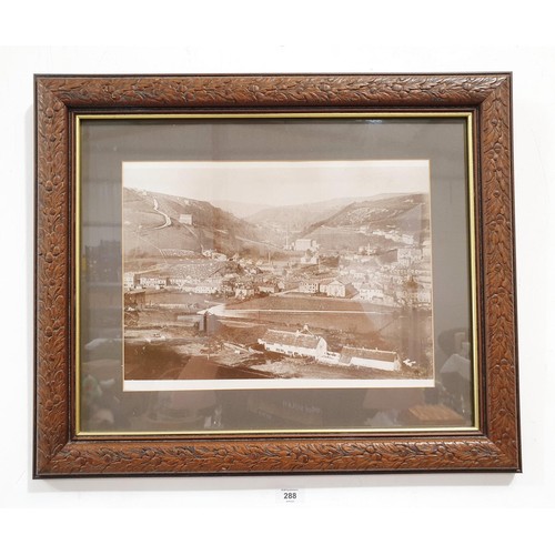288 - A photograph of Hebden Bridge, 27.5cmx39cm. No shipping. Arrange collection or your own packer and s... 