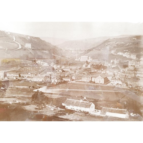 288 - A photograph of Hebden Bridge, 27.5cmx39cm. No shipping. Arrange collection or your own packer and s... 