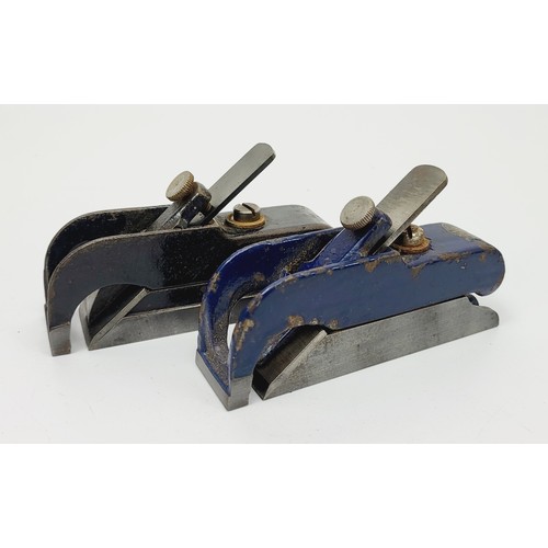 55A - Two vintage Record No. 75 bull nose Rebbet planes. UK shipping £14.