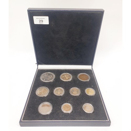 29 - A set of uncirculated George VI coinage. UK shipping £14.