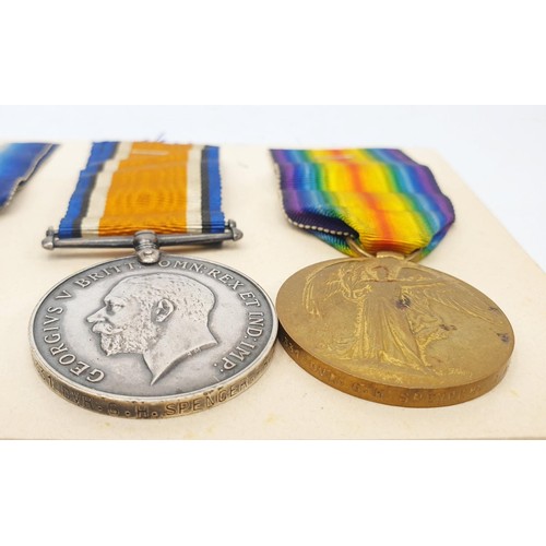 123 - WWI Victory, 1914-18 War & 1914-15 Star medals relating to 56331 Dvr. G. H. Spencer R.A. UK shipping... 