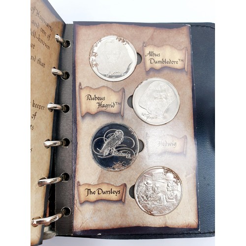 42 - A Harry Potter and The Philosopher's Stone Gringotts coin collection savings book with coins. UK shi... 