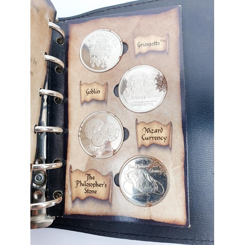 42 - A Harry Potter and The Philosopher's Stone Gringotts coin collection savings book with coins. UK shi... 