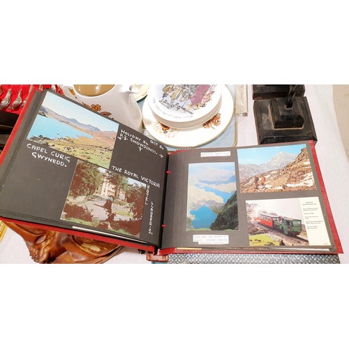 67 - Six postcard albums. UK shipping £14.