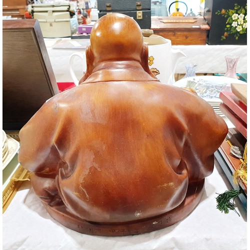 68 - A plastic Buddha figure, height 30cm. No shipping. Arrange collection or your own packer and shipper... 