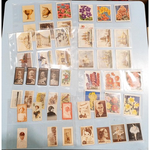 74 - Cigarette cards, 2000AD comics and assorted. UK shipping £14.