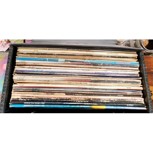 115 - A selection of vinyl LPs including Now That's What I Call Music 2, 10 and 12 and Elvis. UK shipping ... 