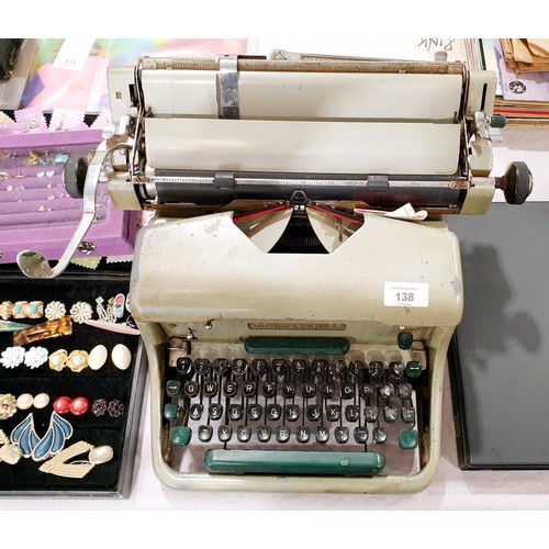 138 - A vintage Imperial 66 typewriter. No shipping. Arrange collection or your own packer and shipper, pl... 