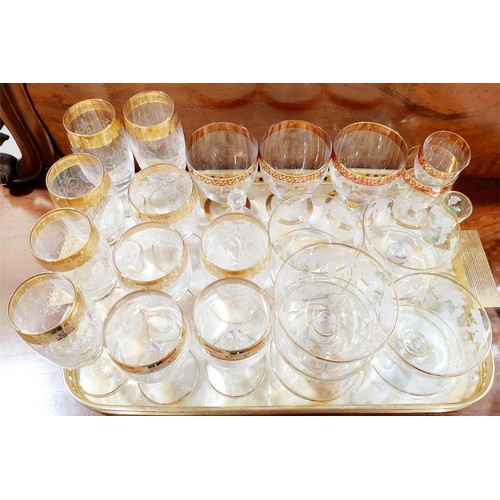 159 - Two trays of cut and other glassware. No shipping. Arrange collection or your own packer and shipper... 