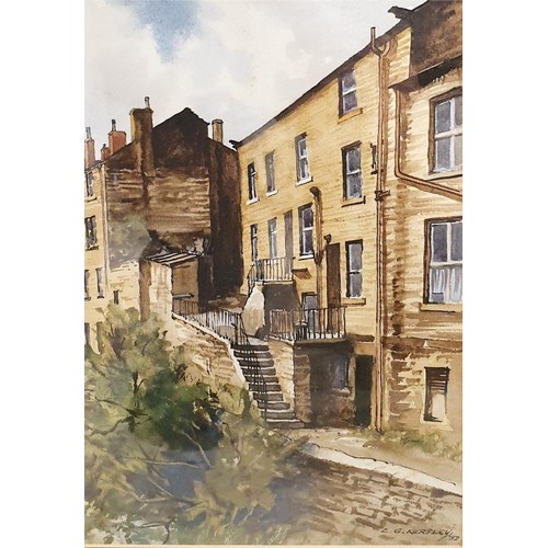 224 - L. G. Kersley: a watercolour drawing depicting the BBC TV series 