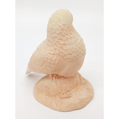 252 - A Carinia coral carving of a bird, height 10cm. No shipping. Arrange collection or your own packer a... 