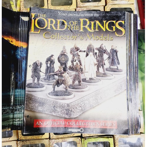 200 - Fifty Eaglemoss boxed Lord of the Rings Collector's metal models. UK shipping £14.