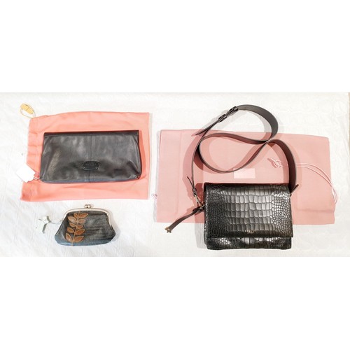 47 - A Radley handbag and two Radley purses. UK shipping £14.