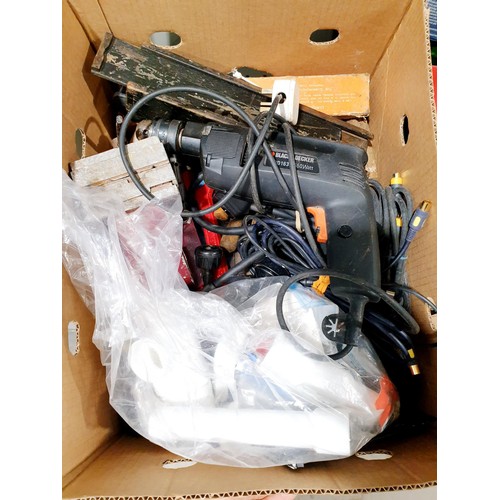 165 - Two boxes of tools and assorted. No shipping. Arrange collection or your own packer and shipper, ple... 