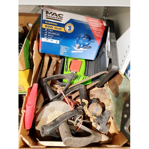 165 - Two boxes of tools and assorted. No shipping. Arrange collection or your own packer and shipper, ple... 