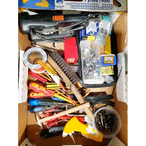 168 - Two boxes of tools, lamps and assorted. No shipping. Arrange collection or your own packer and shipp... 