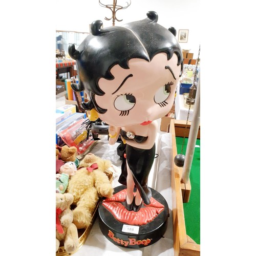 188 - A musical dancing figure of Betty Boop, A/F, height 50cm. No shipping. Arrange collection or your ow... 