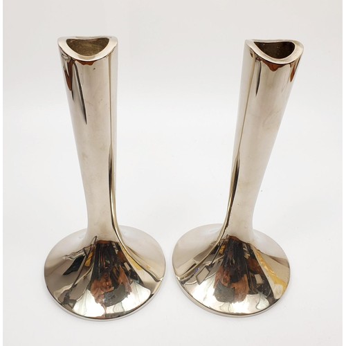 222 - A pair of Dansk candlesticks, height 19cm. UK shipping £14.