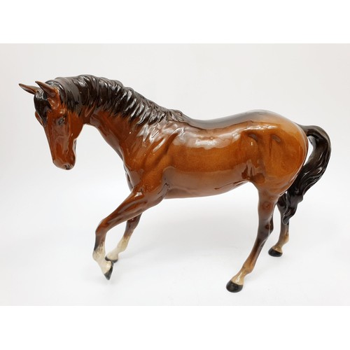 232 - Two Beswick model horses, the tallest 22cm. No shipping. Arrange collection or your own packer and s... 