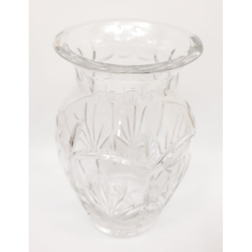 235 - A boxed Waterford Crystal vase, height 25cm. No shipping. Arrange collection or your own packer and ... 